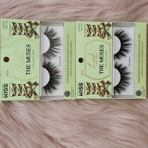 Brand New 2CT. BUNDLE KISS THE MUSES COLLECTION FALSE LASHES